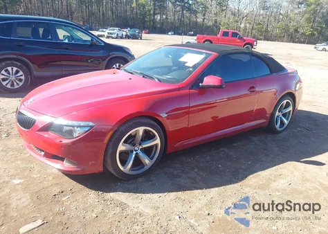 2010 BMW 650I z USA, uszkodzony, nr VIN WBAEB5C50AC226010